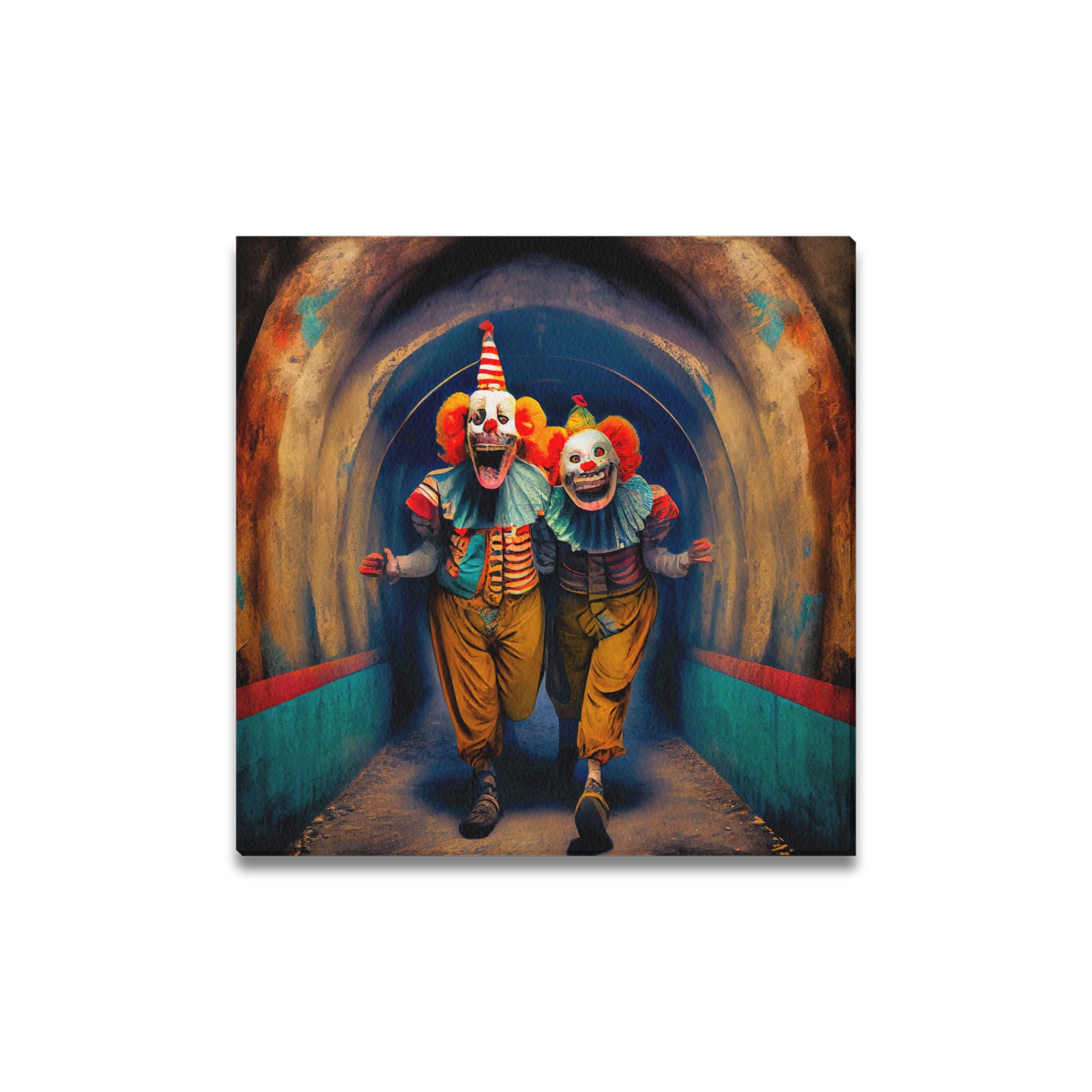 insane clowns 2/4 Upgraded Canvas Print 16"x16"
