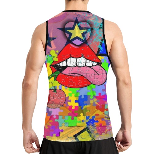 Kss you by Nico Bielow All Over Print Basketball Jersey