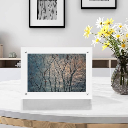 Spooky Trees Acrylic Magnetic Photo Frame 7"x5"