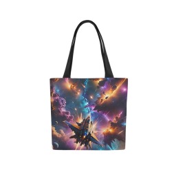 Spaceship Outerspace Space Travel Canvas Tote Bag Canvas Tote Bag (Model 1657)