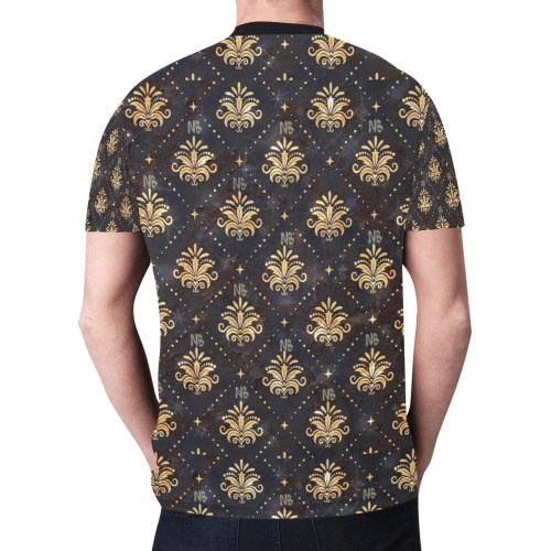 Royal Pattern by Nico Bielow New All Over Print T-shirt for Men (Model T45)
