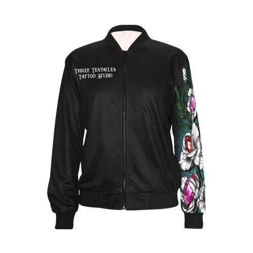 Ladies Bomber jacket All Over Print Bomber Jacket for Women (Model H36)