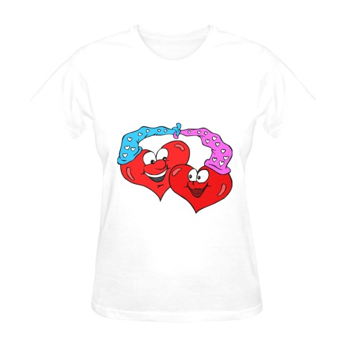 Valentines day Sunny Women's T-shirt (Model T05)