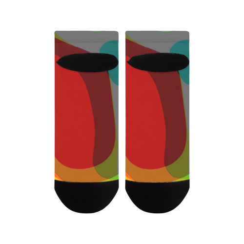 Colorful Abstract 118 Women's Ankle Socks