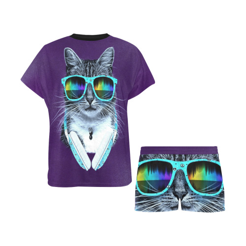 Cool Cat Women's Short Pajama Set