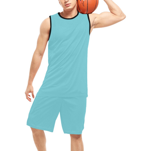 blue Basketball Uniform with Pocket