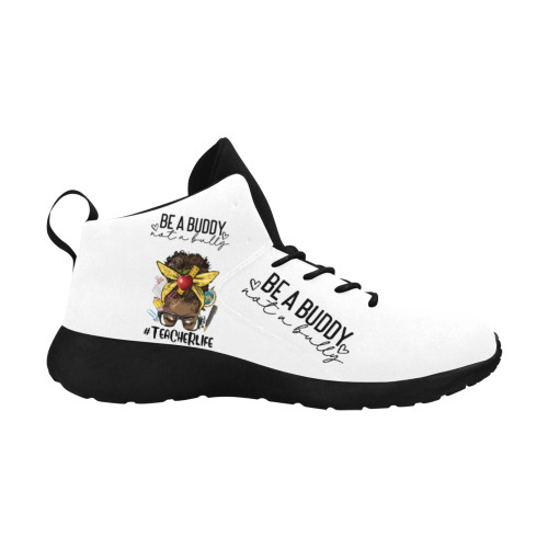 Be-a-buddy-not-a-bullyWhiteShoe Women's Chukka Training Shoes (Model 57502)