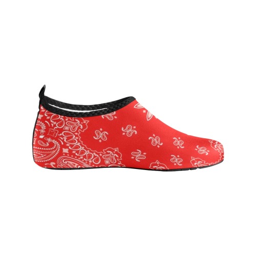Red Bandana Kids' Slip-On Water Shoes (Model 056)