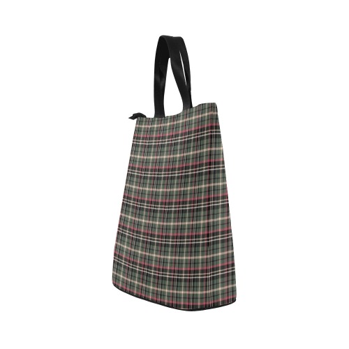 Classic Plaid Nylon Lunch Tote Bag (Model 1670)