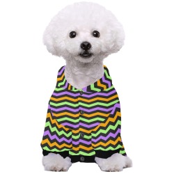 Halloween Chevron 2 Pet Dog Hoodie