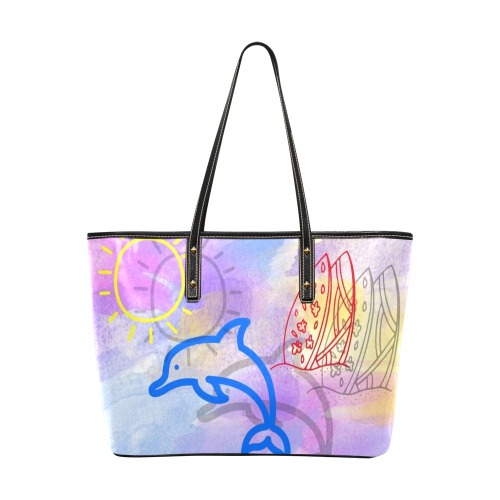 vdvv Chic Leather Tote Bag (Model 1709)