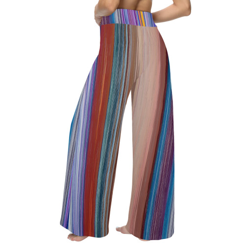 Altered Colours 1537 Women's Wide Leg Lounge Pants (Model L77)