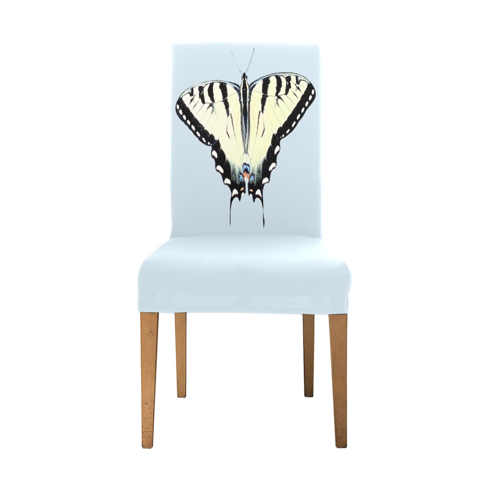 Yellow Tiger Swallowtail Butterfly Chair Cover (Pack of 4)