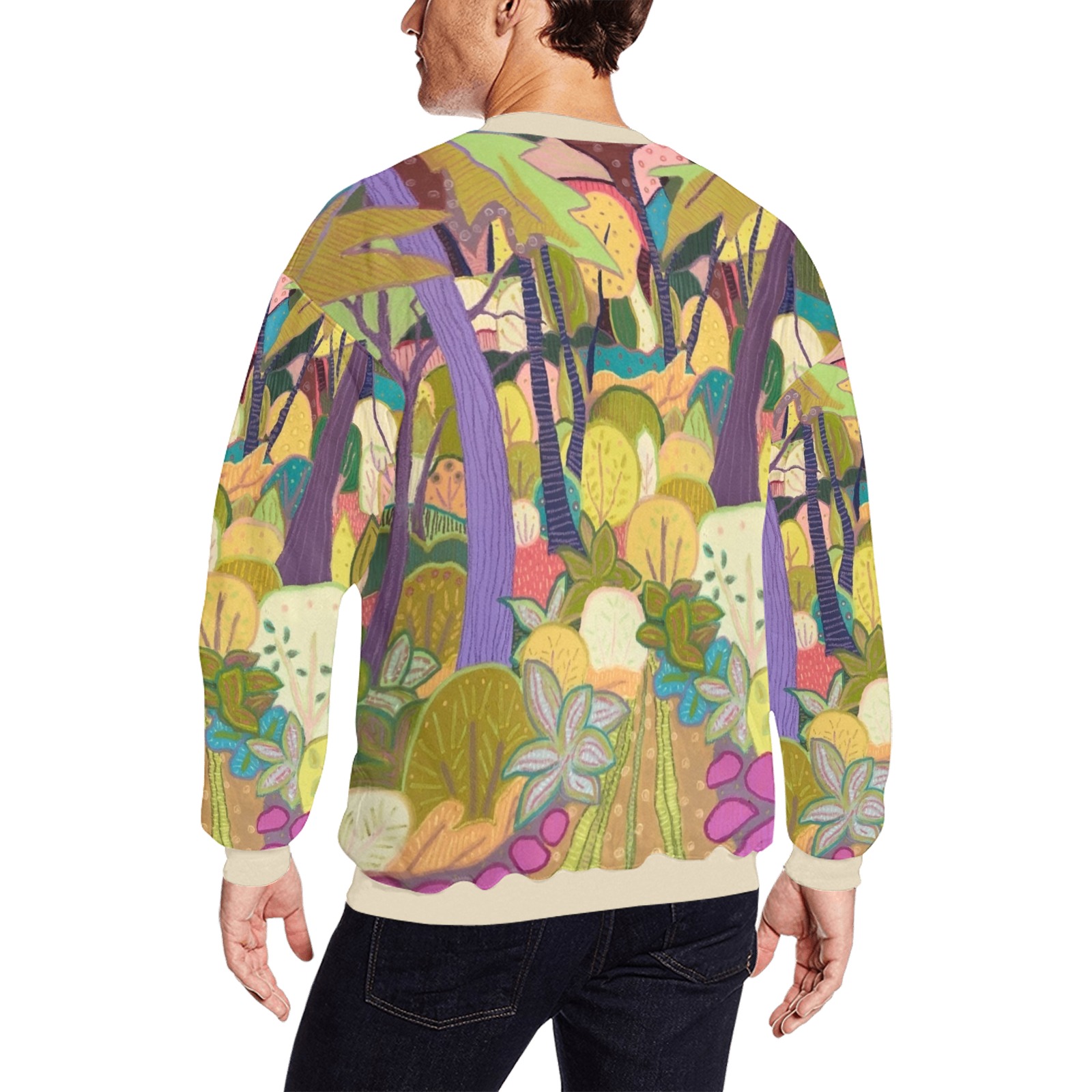 One Night in Tlaxcala All Over Print Crewneck Sweatshirt for Men (Model H18)