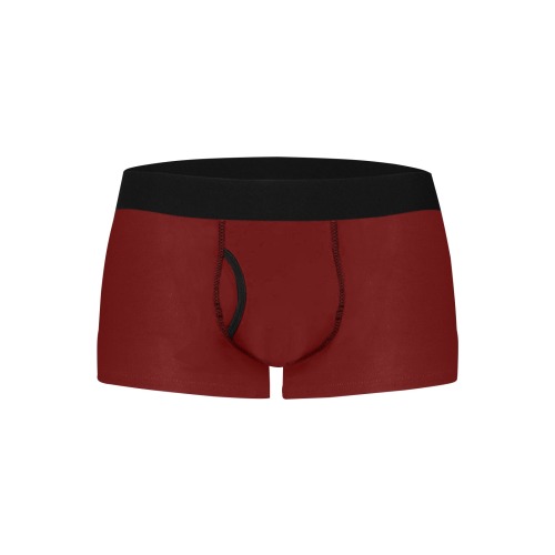 color blood red Men's Boxer Briefs with Fly (Model L49)
