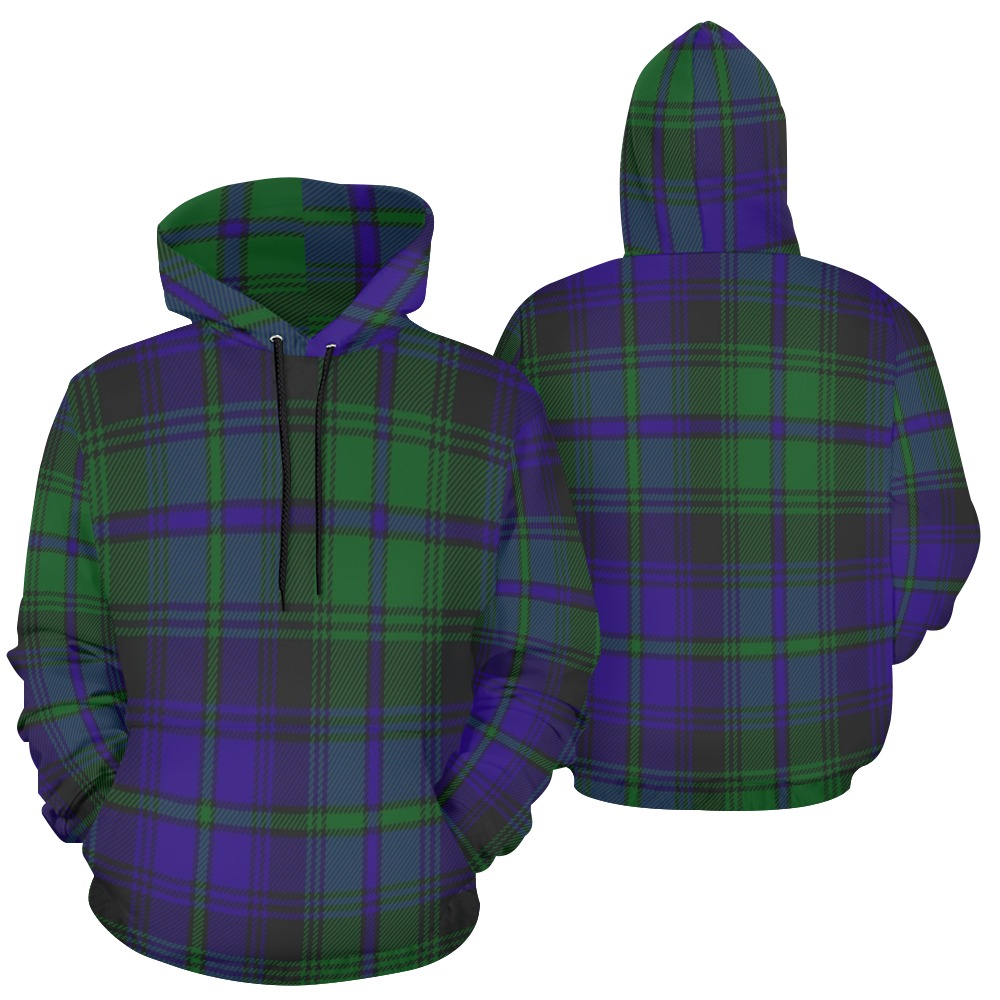 5TH. ROYAL SCOTS OF CANADA TARTAN All Over Print Hoodie for Women (USA Size) (Model H13)