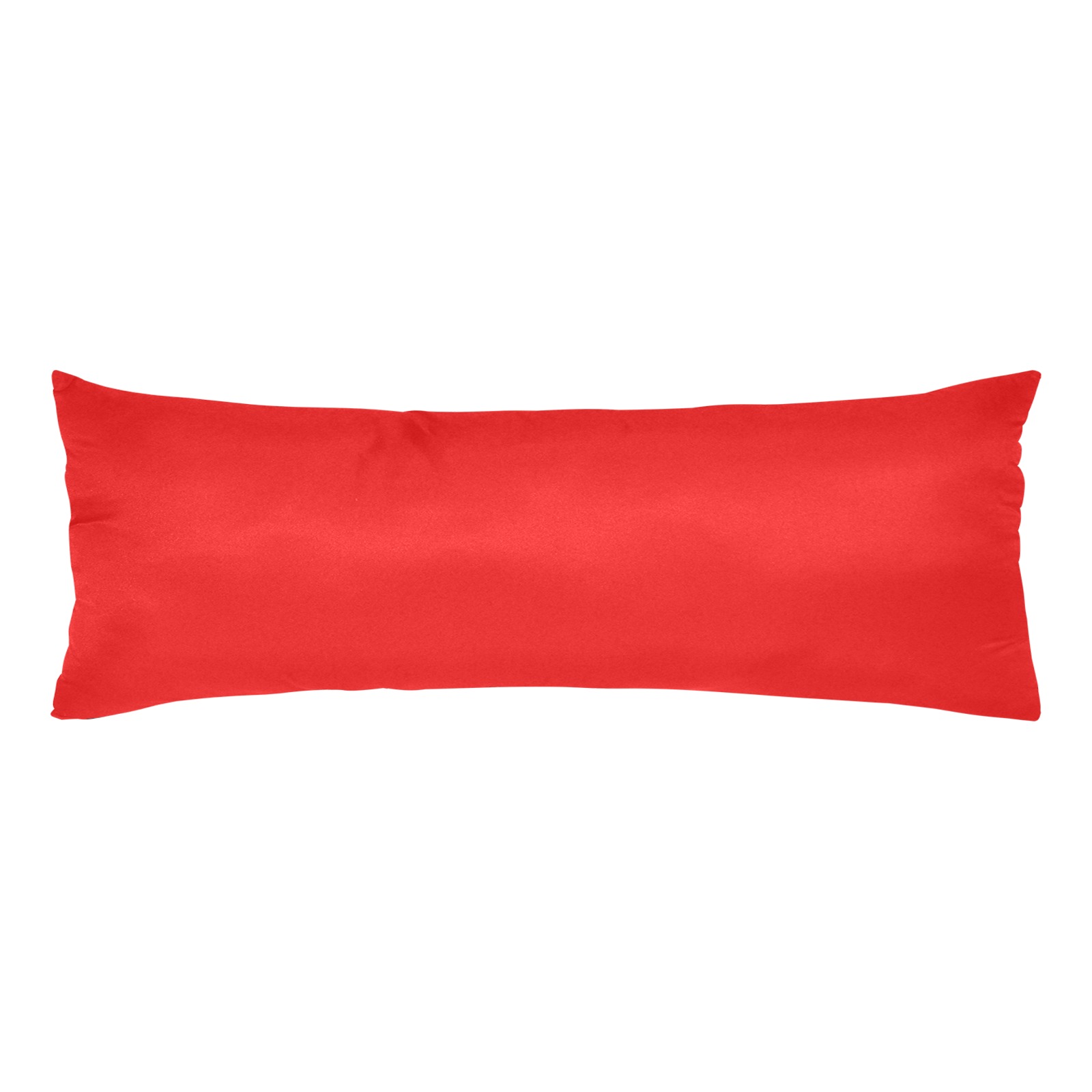Merry Christmas Red Solid Color Body Pillow Case 20" x 54" (Two Sides)