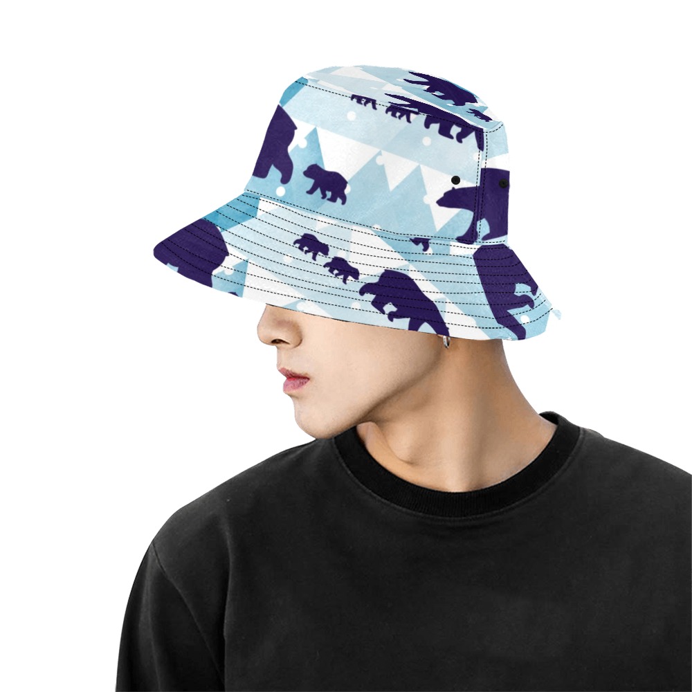 0yy7 All Over Print Bucket Hat for Men