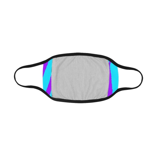 Zebra Print (Blue & Purple) Mouth Mask