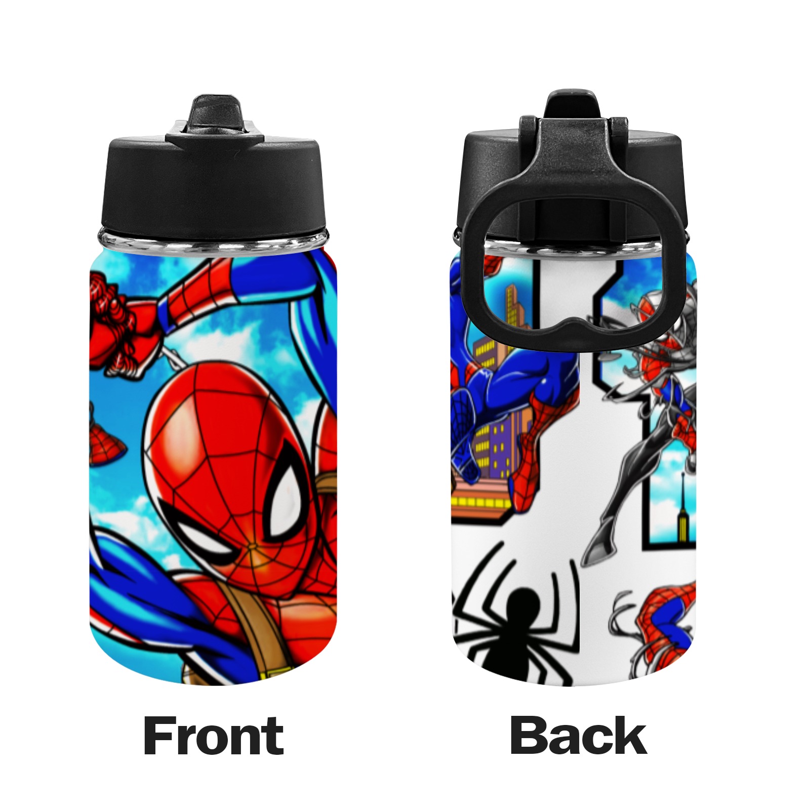 Design (31) Kids Water Bottle with Straw Lid (12 oz)