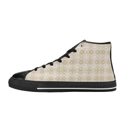 Verde _ love Women's Classic High Top Canvas Shoes (Model 017)
