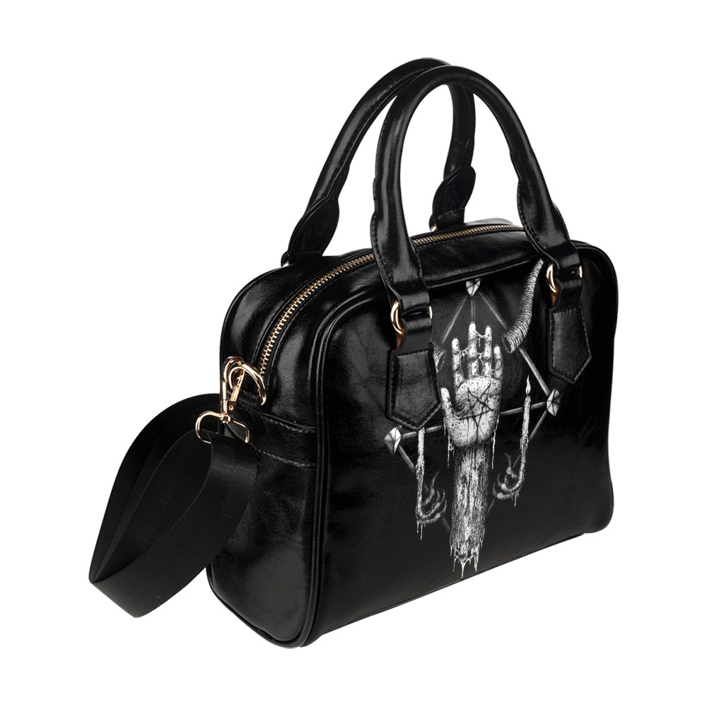 gothic hand Shoulder Handbag (Model 1634)