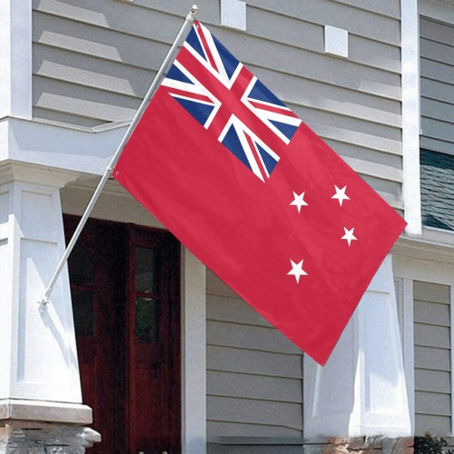 New Zealand Variant Red Garden Flag 70"x47"