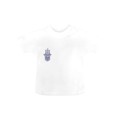 hamsa 1 violet Baby Classic T-Shirt (Model T30)