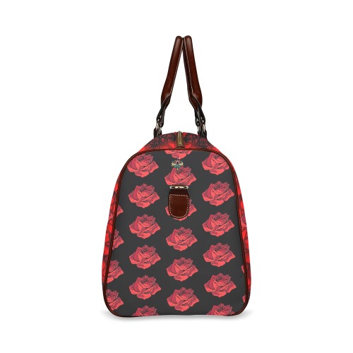 Bailaora black and red Waterproof Travel Bag/Large (Model 1639)