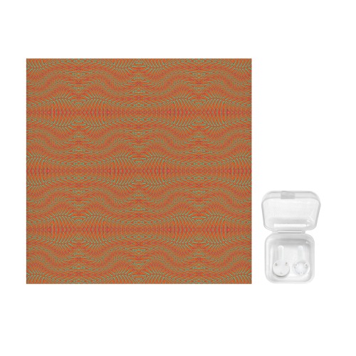 psy eclectic orange turquoise