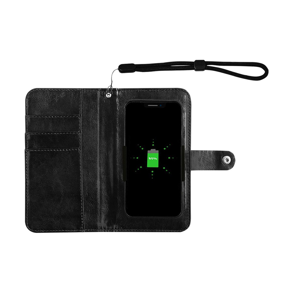 KINGS Flip Leather Purse for Mobile Phone/Small (Model 1704)