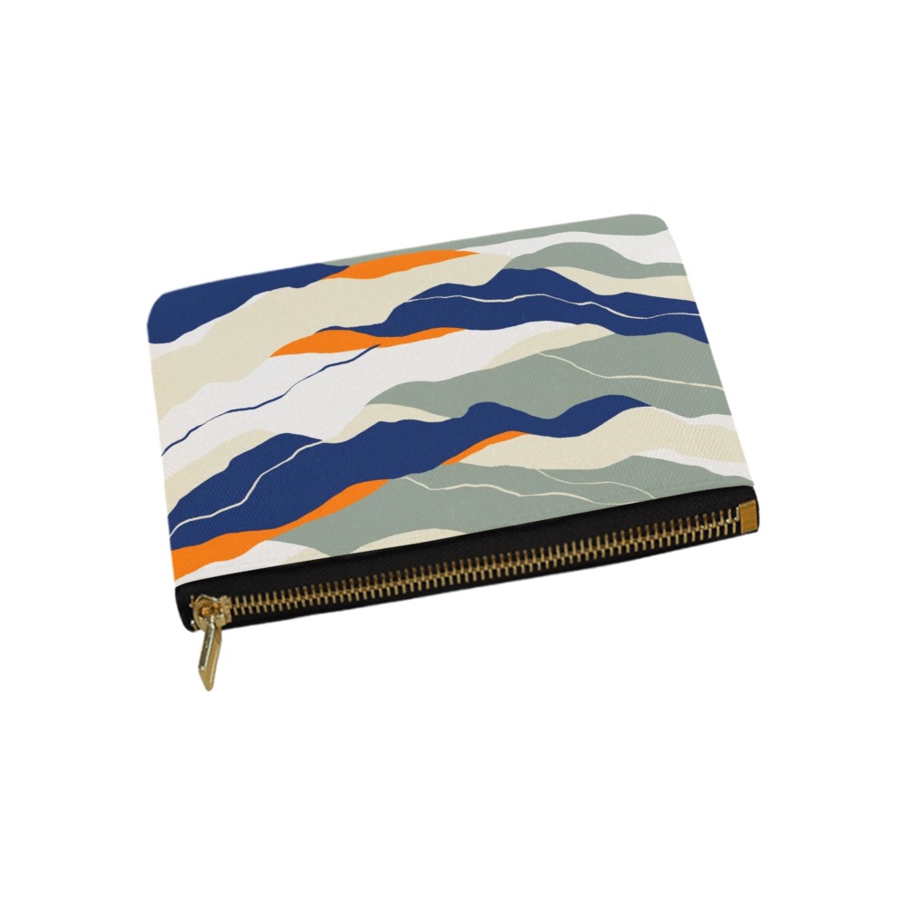 Modern abstract landscape of strokes-2 Carry-All Pouch 9.5''x6''