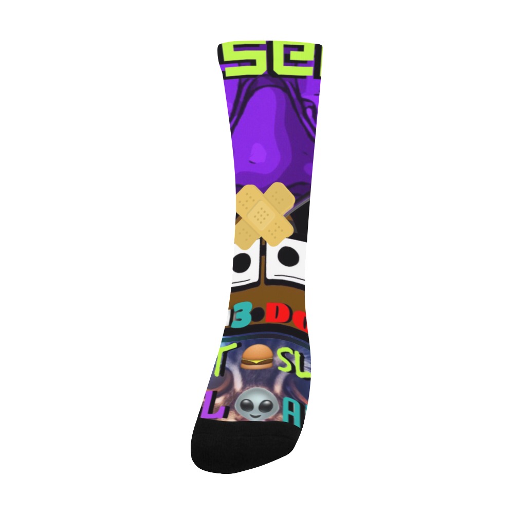 esk aliens sox Men's Custom Socks