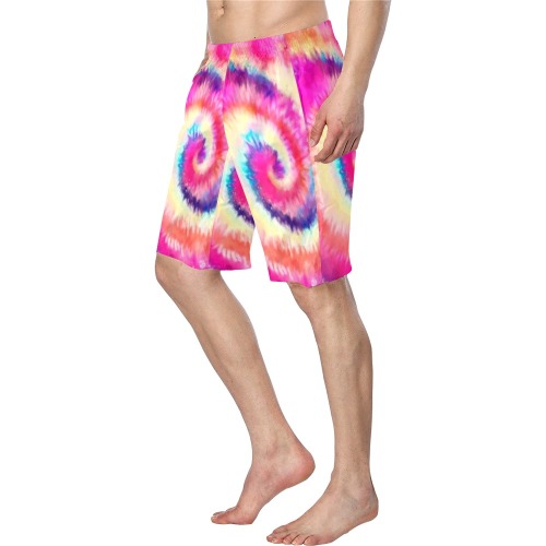 bañador hombre espiral rosa Men's Swim Trunk (Model L21)
