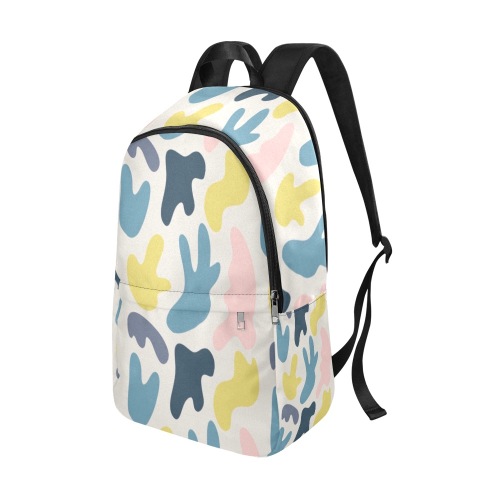 Pastel Camo Backpack Fabric Backpack for Adult (Model 1659)