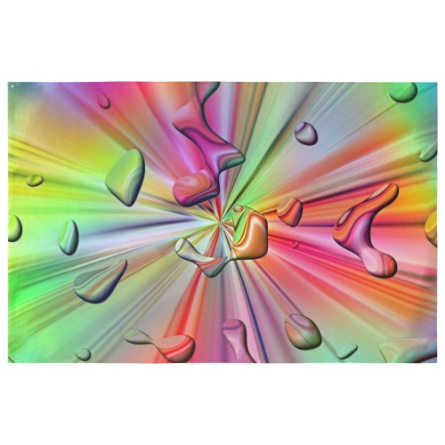 Rainbow Pride by Nico Bielow Custom Flag 8x5 Ft (96"x60") (One Side)
