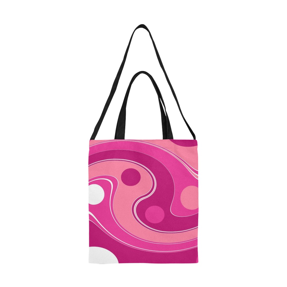 IN THE PINK-122 ALT All Over Print Canvas Tote Bag/Medium (Model 1698)