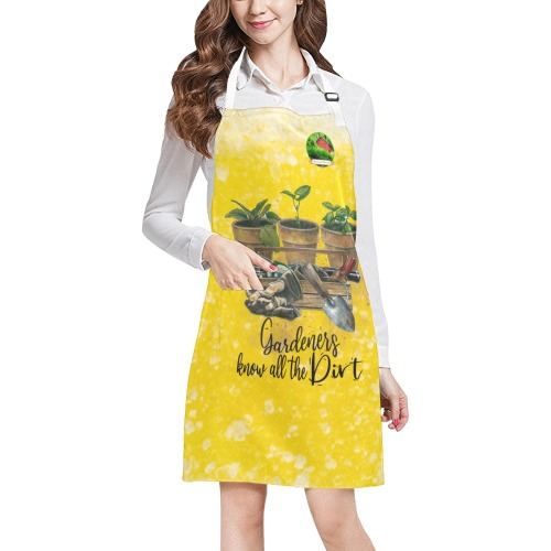 Hilltop Garden Produce by Kai Apron Collection- Gardeners know all the Dirt 53086P10 All Over Print Apron