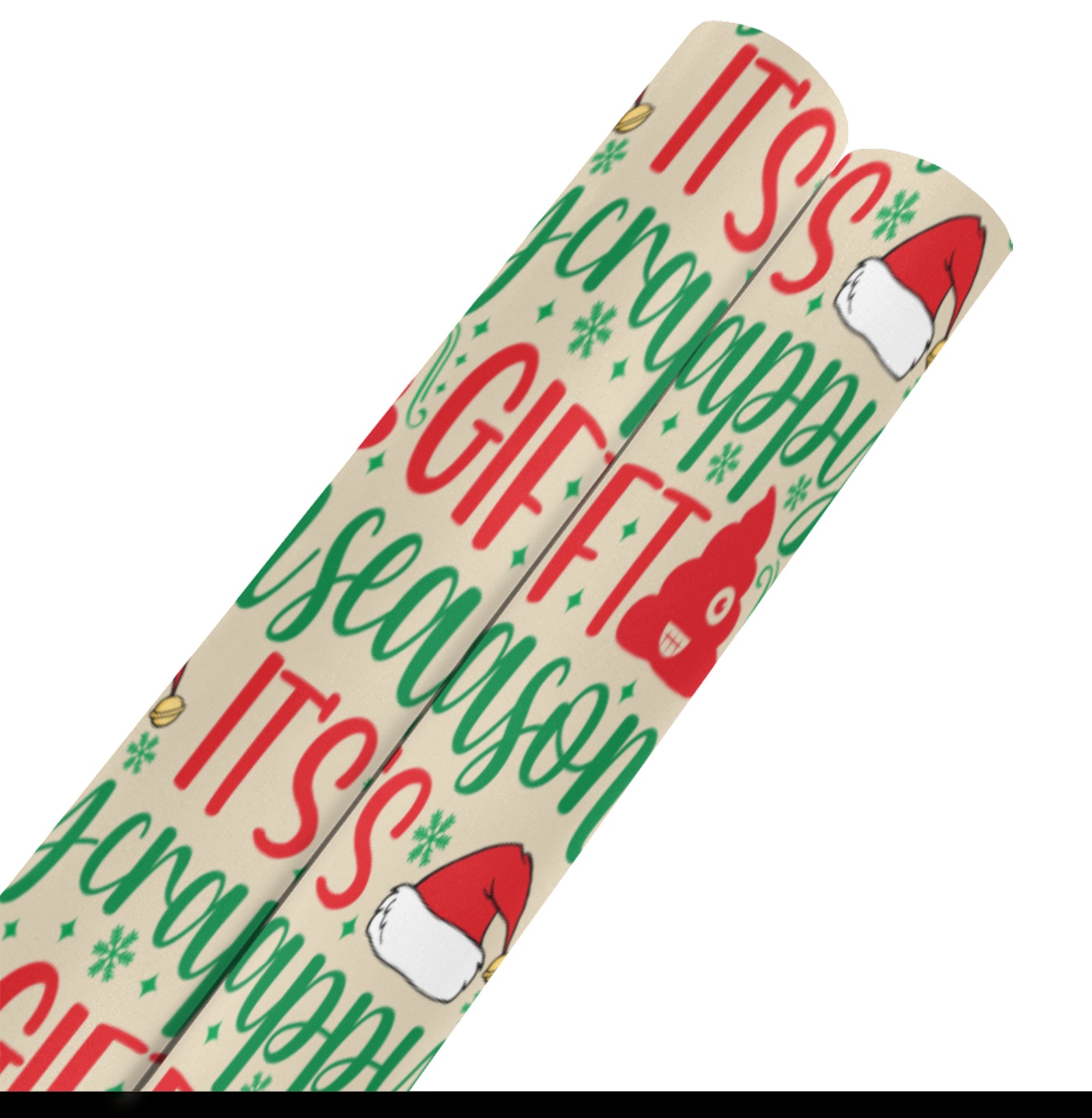 It's Crappy Gift Season Gift Wrapping Paper 58"x 23" (2 Rolls)