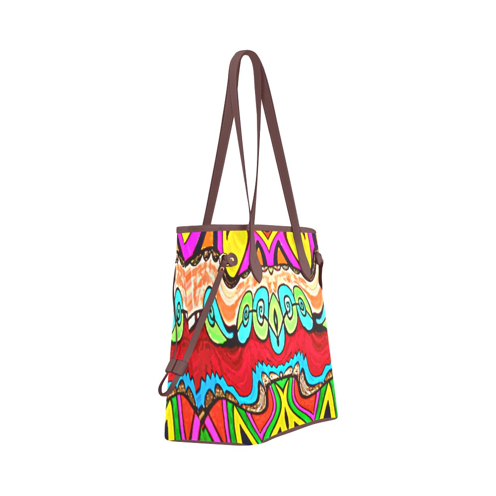 Crown of Many Colors Clover Canvas Tote Bag (Model 1661)