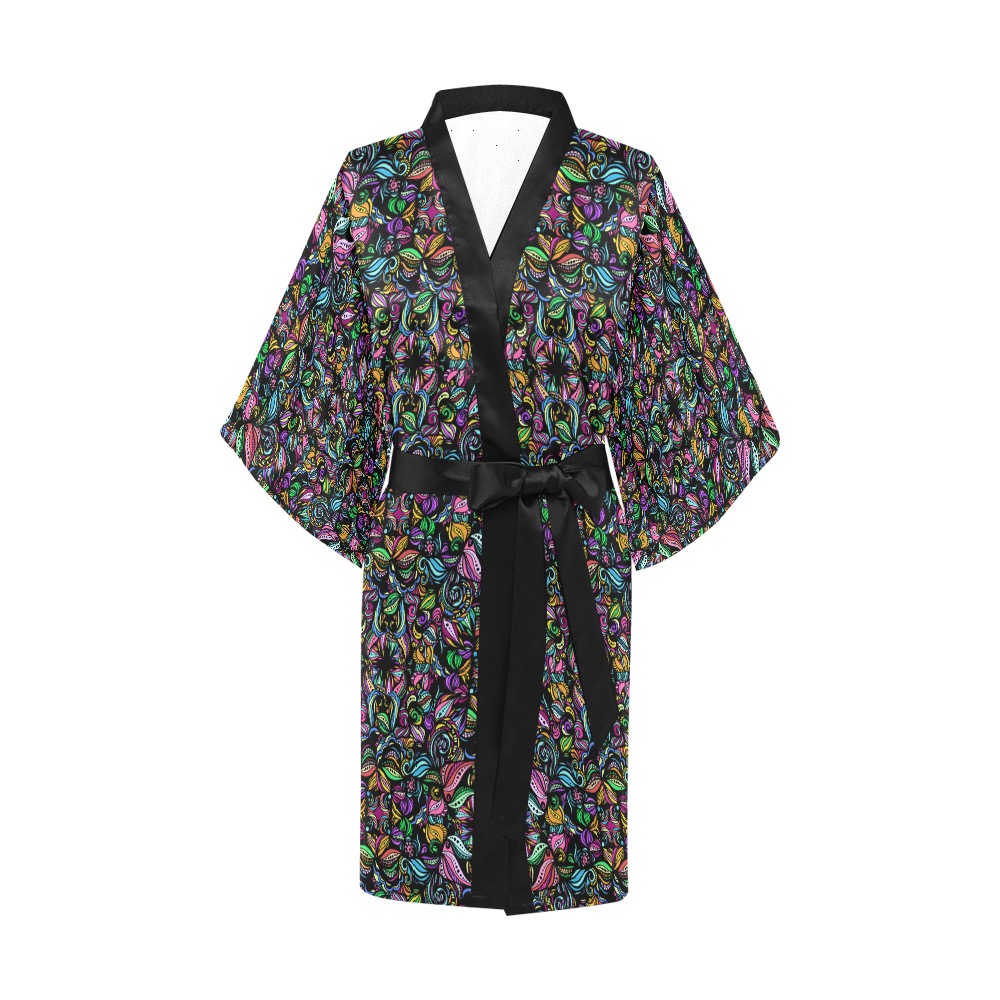 Whimsical Blooms Kimono Robe