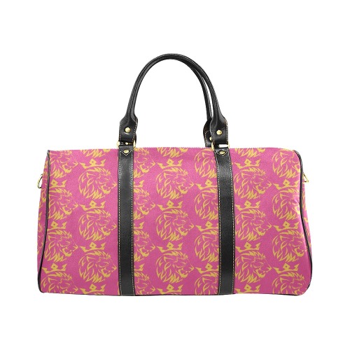 Freeman Empire Leather Duffle (Pink) New Waterproof Travel Bag/Small (Model 1639)