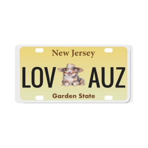 Love Aussies Dogs Classic License Plate