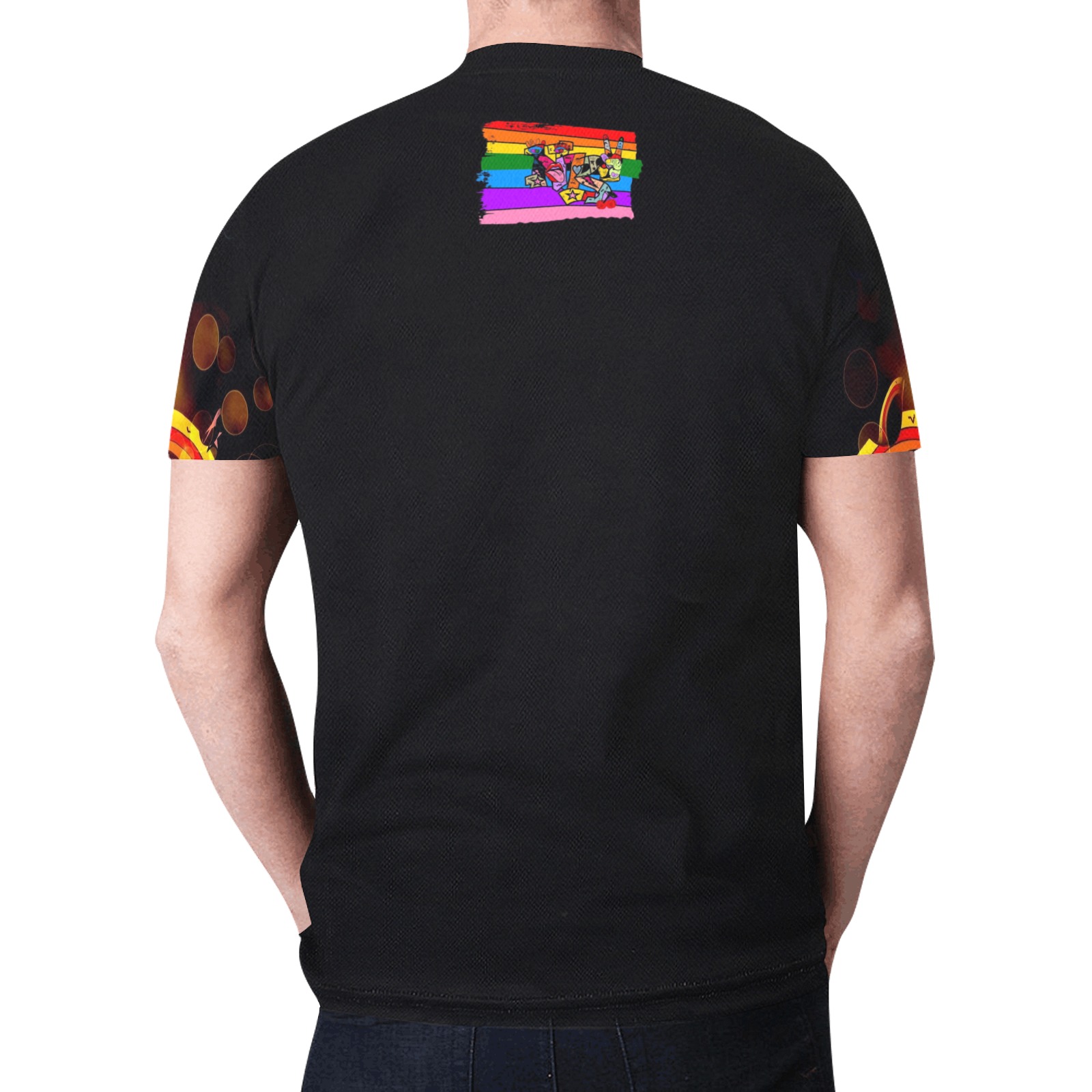 It´s okay to say Gay Pop Art by Nico Bielow New All Over Print T-shirt for Men (Model T45)