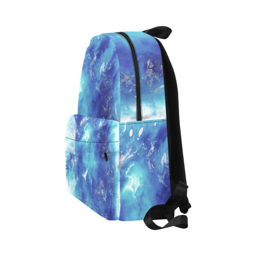 Encre Bleu Photo Unisex Classic Backpack (Model 1673)