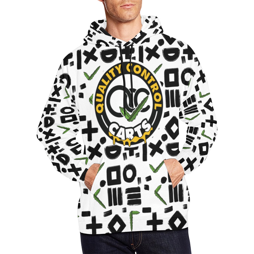 QCC Hoodie All Over Print Hoodie for Men (USA Size) (Model H13)
