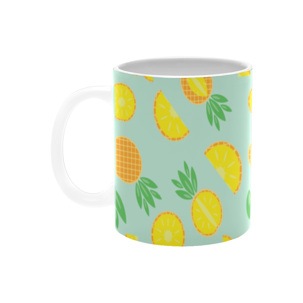Pineapple pattern White Mug(11OZ)