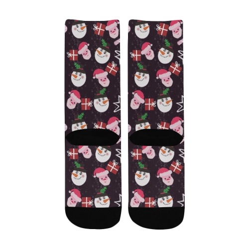 Christmas pattern design Kids' Custom Socks
