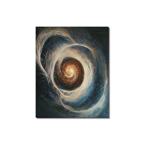 spiral galaxy Frame Canvas Print 20"x16"