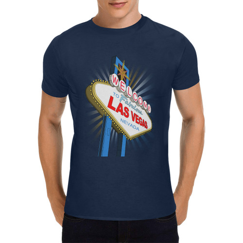 Welcome To Las Vegas Men's T-Shirt in USA Size (Front Printing Only)